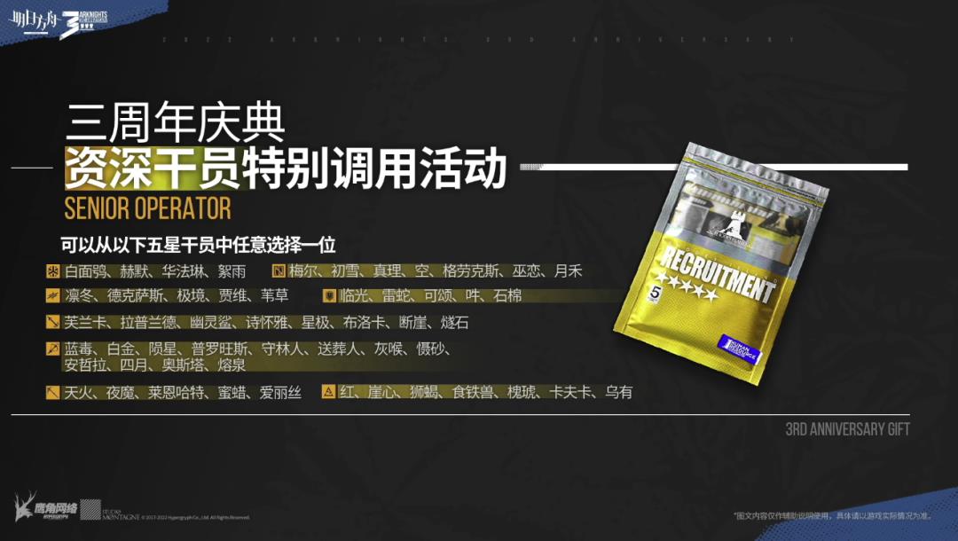 明日方舟三周年庆典(明日方舟：三周年庆情报汇总，活动赠送六星流明，限定归溟幽灵鲨)  第25张