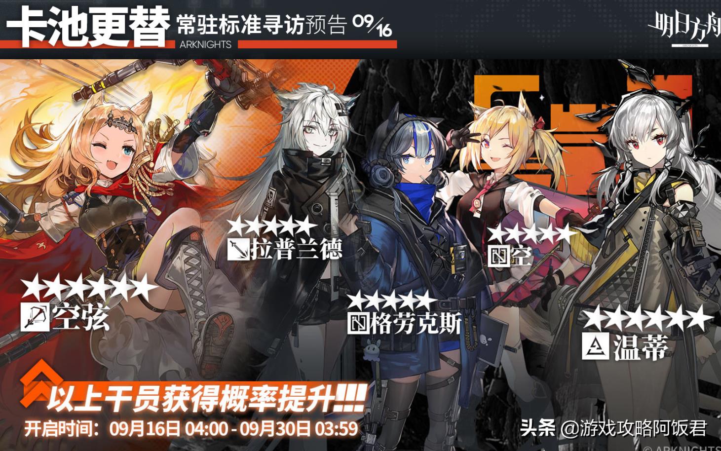 明日方舟温蒂皮肤立绘(明日方舟：温蒂180黄票进入9月下旬常驻兑换，空弦和新皮肤驾到)  第1张