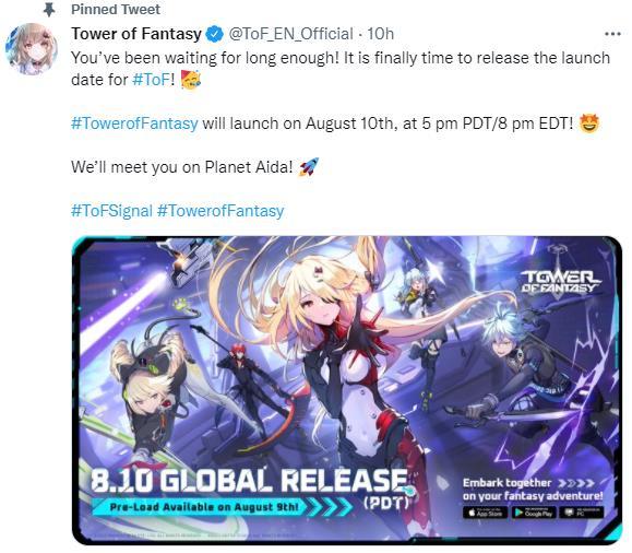 幻塔全球发行(幻塔国外(《幻塔》海外版8月10日上线由腾讯LevelInfinite发行))