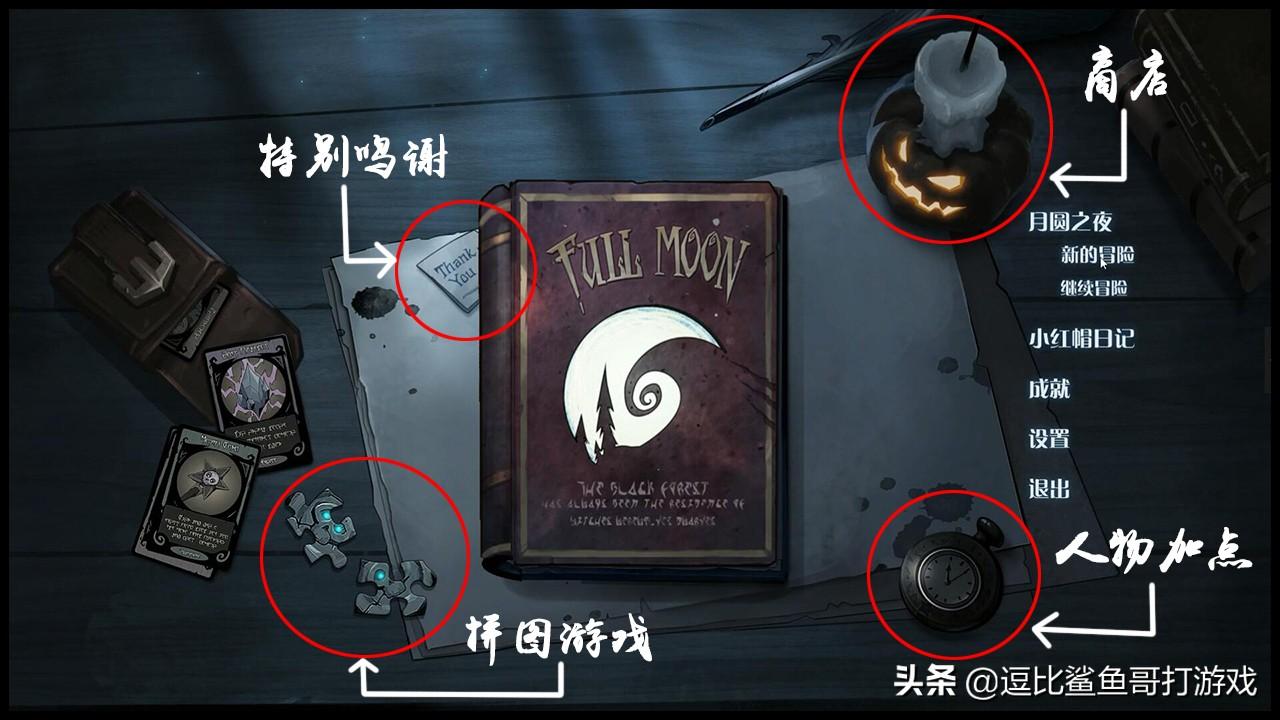 卡牌游戏 月圆之夜(游戏《月圆之夜》：简约不简单，硬核卡牌游戏)  第4张